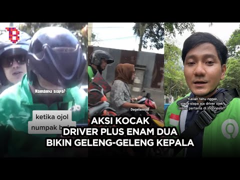 Kumpulan aksi kocak driver ojol plus enam dua, bikin ngakak | KOAS
