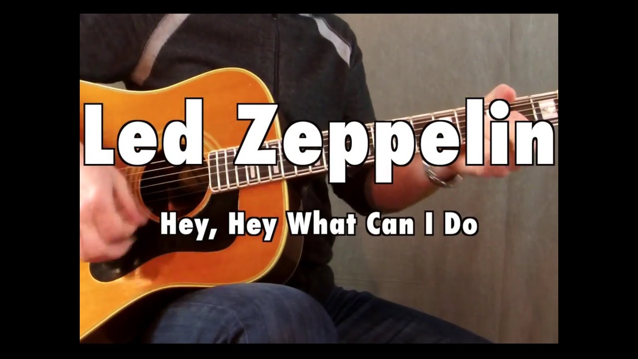 Hey hey what can i do led zeppelin guitar close up full