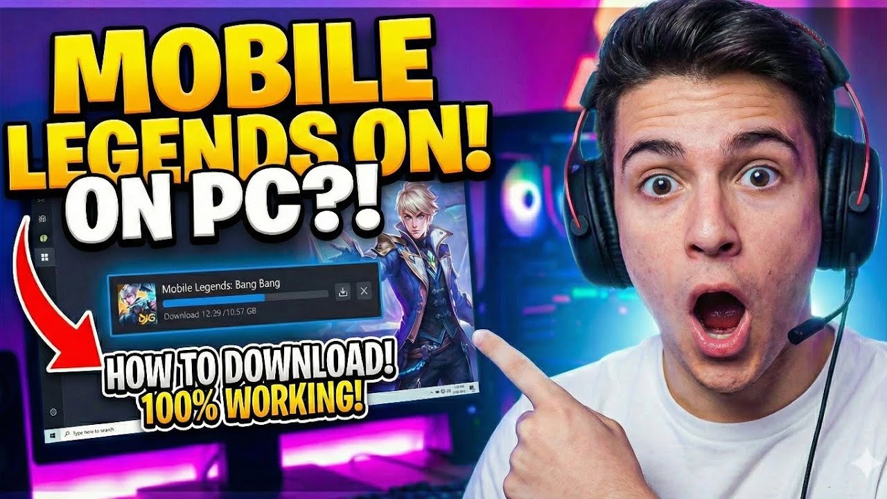 How to download Mobile Legend on Pc Without any Mobile emulator - YouTube