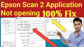Epson Scan 2 Application Not Working | how to fix epson scan 2 error | epson scan 2 scanner settings