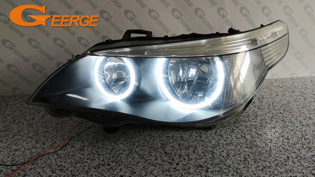 Angel Eyes Halo Für BMW E60 E61 2003-2007 - CCFL Ringe, 7000K, Ultra Hell