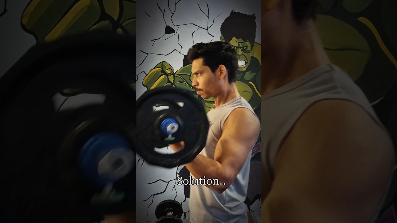 "When the gym becomes therapy 💪."   