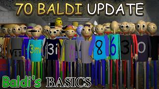 70 Baldi in School (Mod) // NUMBERSLOP CRAZINESS █ Baldi's Basics █