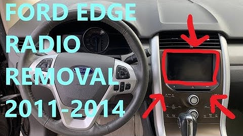 HOW TO REMOVE RADIO ON 11-14 FORD EDGE 2011 2012 2013 2014 2015 2010 2009 2008 REPLACE 2024
