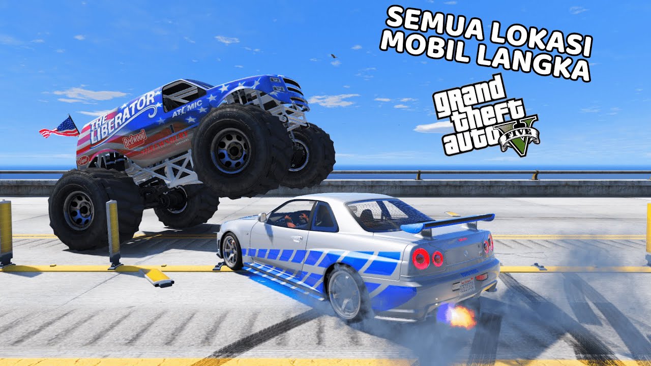 SEMUA LOKASI KENDARAAN LANGKA DI GTA 5 GTA 5 MOD