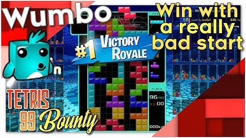 Tetris 99 Bounty - "Win with a very bad start"