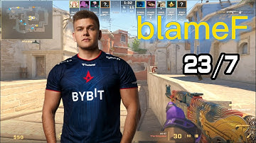 blameF CS2 MIRAGE POV （23/7）￨ w/Staehr ￨2 Triple Kills￨ (CS2 FACEIT POV) Dec 16, 2023