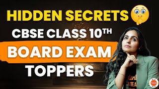 Hidden Secrets of CBSE Class 10th Board Exam Toppers? | Toppers Study Tips For Board Exam #Cbse2024