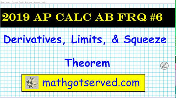 2019 Ap Calculus Free Response Questions #6 Solutions Mathgotserved Scoring guidelines explained in