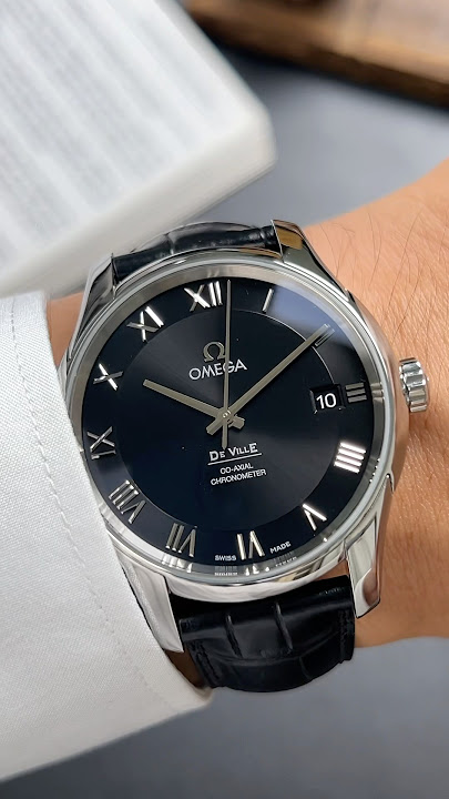 Omega De Ville Co-Axial Chronometer 8500 Black Dial 431.13.41.21.01.001 used 41mm #donghopho #omega