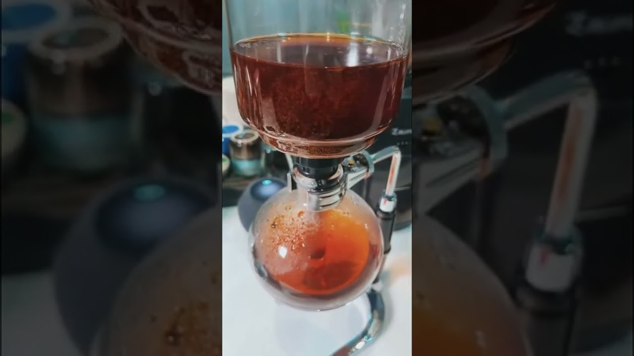 تحضير الشاي بأداة السايفون