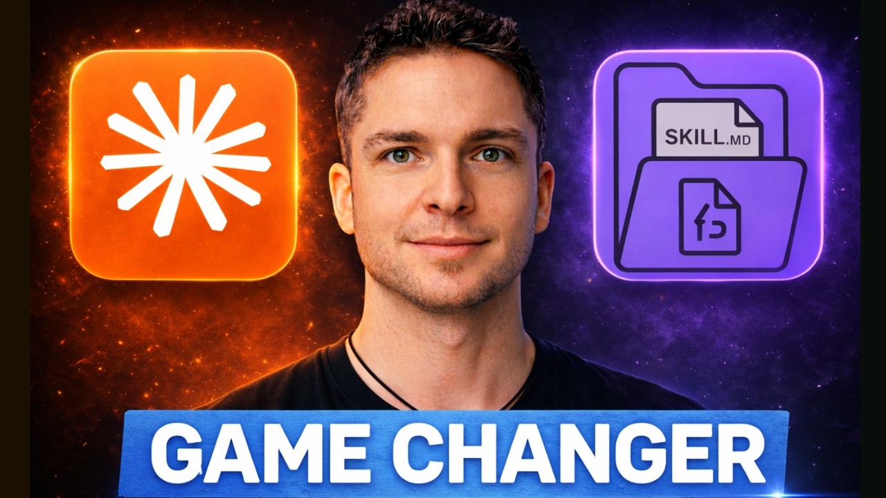 Claude Skills tutorial showing workflow automation interface