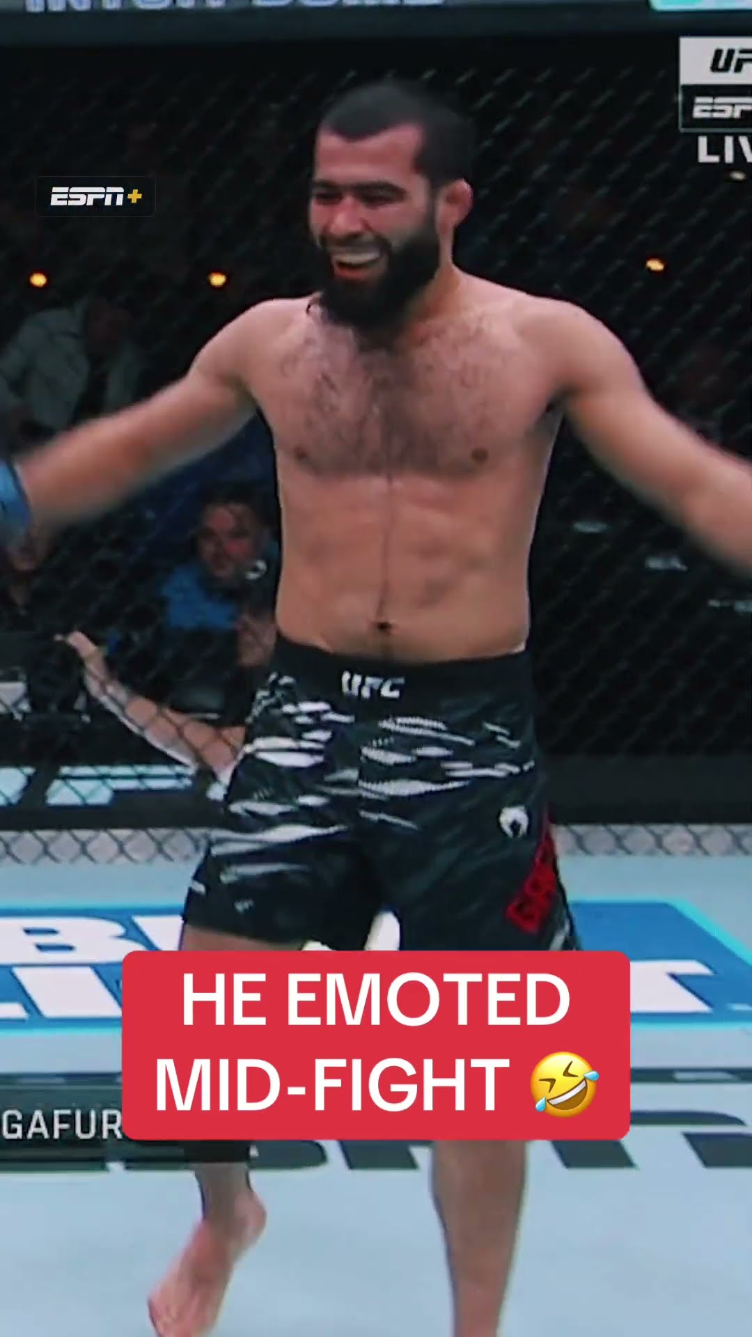 He emoted ? #UFC311