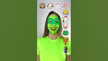 Emoji Challenge - Best Cool Animals | #Shorts by Anna Kova