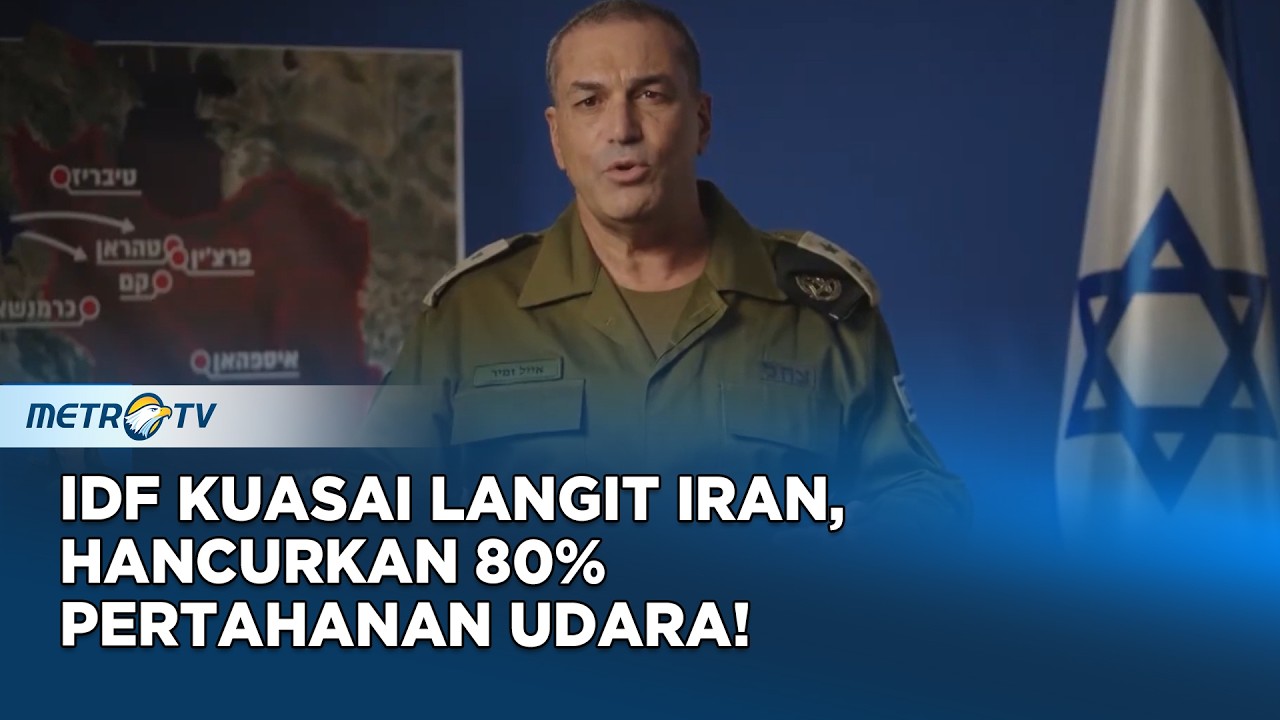 IDF Klaim Hancurkan 80% Sistem Pertahanan Udara Iran, Fokus Ke Tehran!