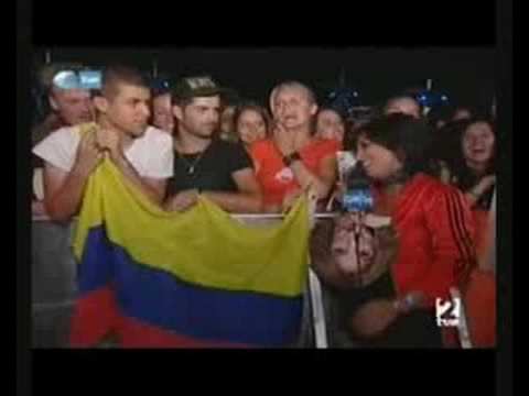 Shakira Rock In Rio 2008 - TVE interviewing me