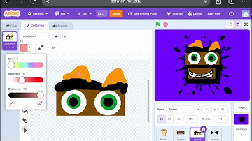 Make your own klasky csupo robot logo on scratch