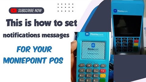 How to set your MONIEPOINT POS TRXN message notifications. Call for your Moniepoint POS 08125131516