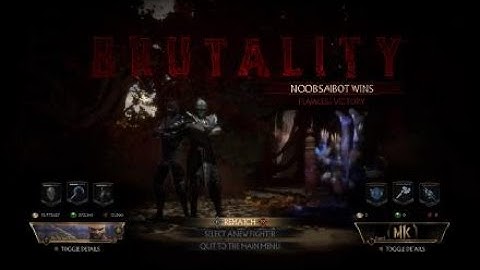 Mortal kombat 11 noob saibot brutality tutorial:  woww out