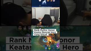Dirank Mythic Honor Keatas Banyak Hero Yang Dibuff #tazz #branz #nnael #mlbbcreatorcamp #mlbb