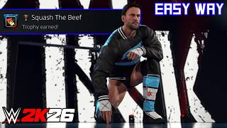 WWE 2K26 - Squash The Beef (Trophy/Achievement) | Easy Way