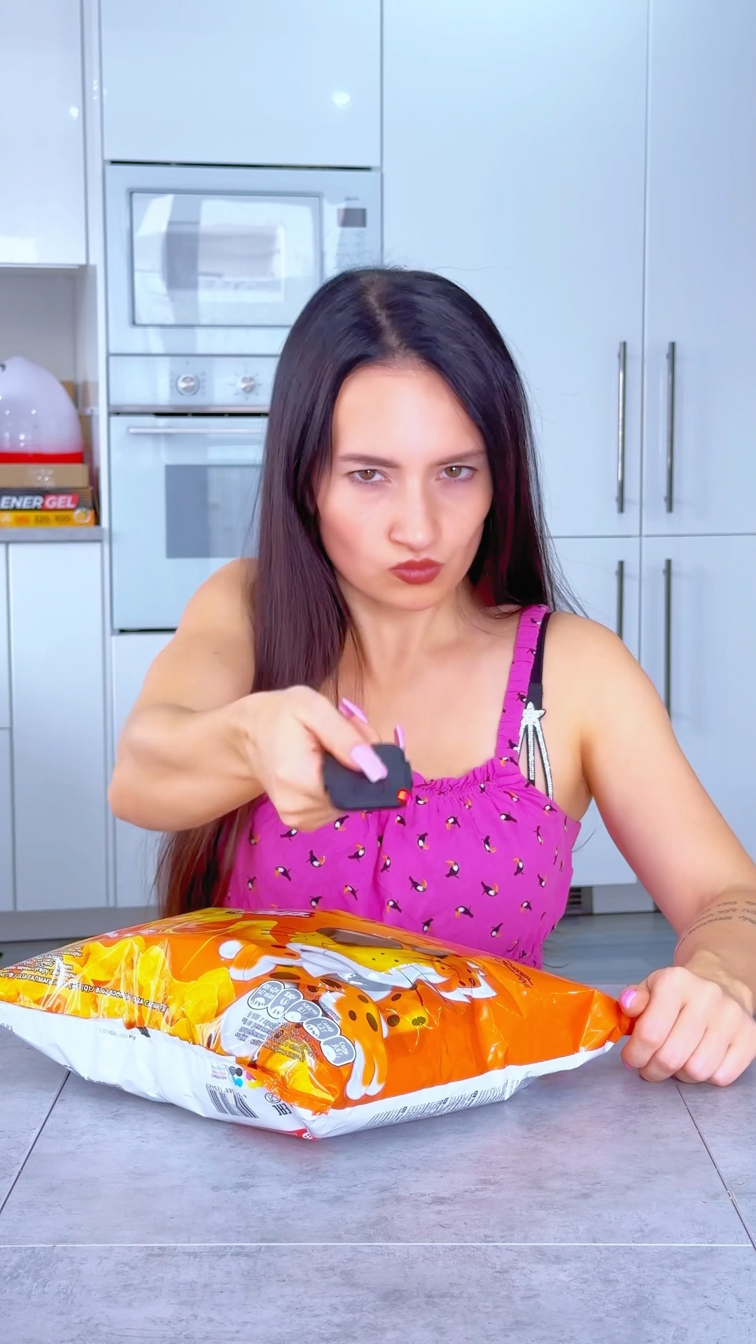 Sigma Girl’s Ultimate Pringles Revenge  #shorts