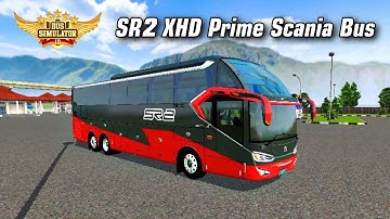 SR2 XHD Prime Scania Bus free mod bussid | Bus Simulator Indonesia Mod car bus