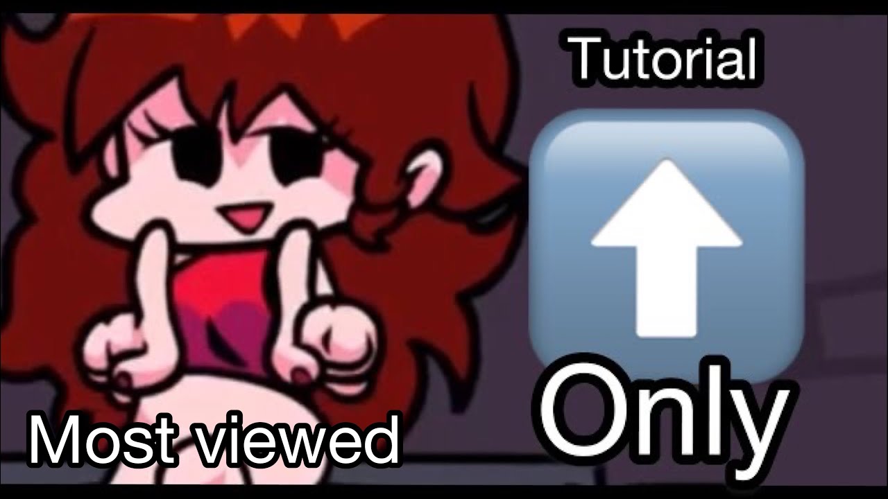 FNF Tutorial but its only up arrows (upping introduction) - YouTube