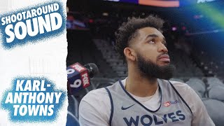 “We’re Doing A Lot Of Good Things Right Now” | Karl-Anthony Towns Shootaround Sound | 04.26.24