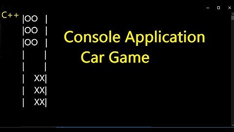 C++ Car Game