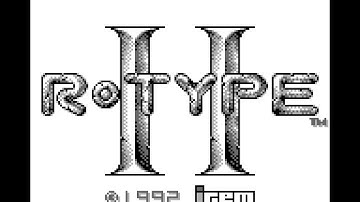 R-Type II - Title Screen (Game Boy)