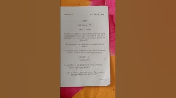 semester 1 accounting paper // bbmku university #college