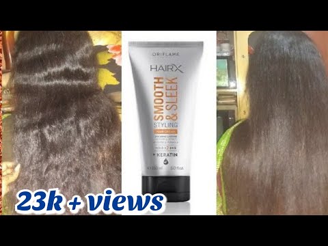 How To Straight Hair With Oriflame Smooth And Sleek Styling Hair