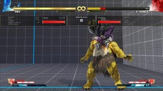 STREET FIGHTER V When Oro reads a command grab