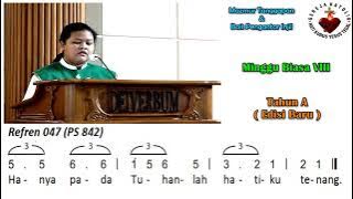 Mazmur Tanggapan & BPI (Baru) | Minggu Biasa VIII (A)