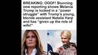 BREAKING: OOOF! Stunning new reporting shows Melania Trump is locked in a “power struggle”