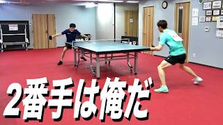 ユージくんの卓球場'2番手'を決めるプライドを賭けた真剣勝負
