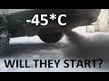 Extreme car cold start compilation #8 -40 Siberia | заводим машины в -40 мороз