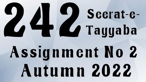 AIOU Code 242 Solved Assignment No.2 Autumn 2022 #aiou #aiousolveassignments