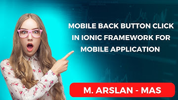 Mobile Back Button Click in Ionic Framework for Mobile Application | Ionic IOS | Ionic Android