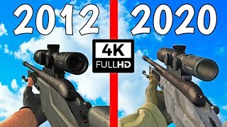 CS:GO - 2012 vs. 2024 - Weapons Comparison