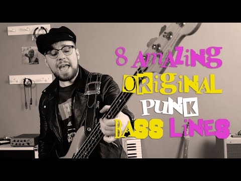 8 AMAZiNG ORiGiNAL PUNK BASS LiNES!