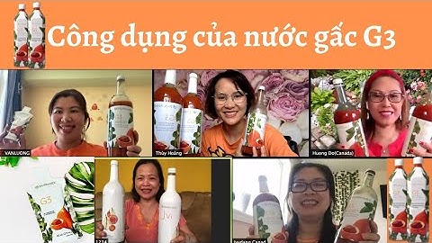 Tác dụng của nước gấc G3