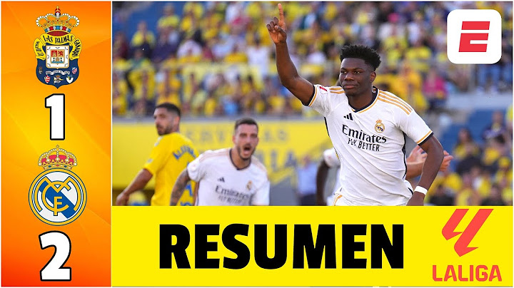 REAL MADRID VOLVIÓ A REMONTAR 2-1 vs LAS PALMAS y es LÍDER. Goles de VINICIUS y Tchouameni | La Liga