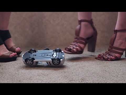 Amy and Askley crush diecast model car in heels #asmrcrush #satisfying #crushing #modelcarcrush