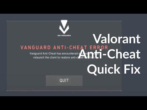 How To Fix Vanguard Anti Cheat Error For Valorant Closed Beta