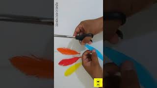 Paper Feather Craft #shorts #youtubeshorts #myfirstshort #viralvideo #diy #TRENDINGvideo