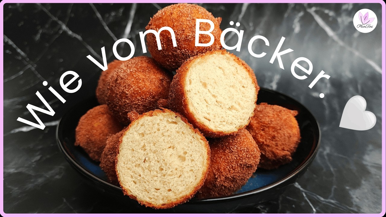 Vegane Quarkbällchen wie vom Bäcker | Faschingsklassiker