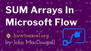 SUM Arrays In Microsoft Flow
