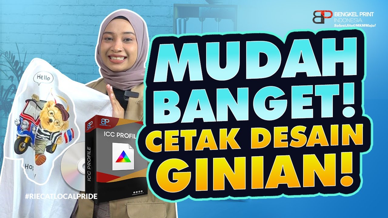 Cara Setting Warna Kontras Dengan ICC Profile Vator Ultra Color Sablon DTF